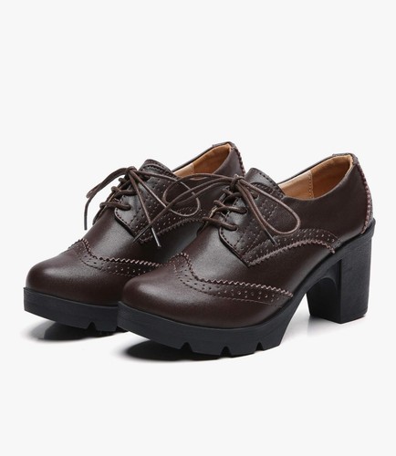 Women brown lace oxford - women’s,