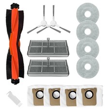 Roller Side Brush Filter Mop