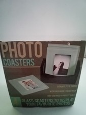 GLASS PHOTO COASTER/MATS &