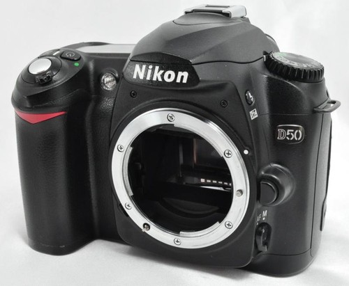 Nikon d50 black dslr camera - nikon,