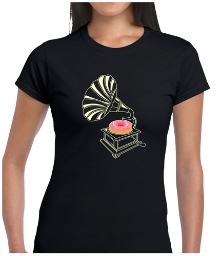Gramaphone doughnut donut - gramaphone,