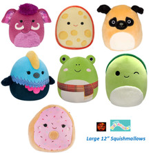Large Squishmallows Soft Plush Toys or Cushions - Choose your character