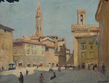 Lucien Jonas, Florence, Oil on