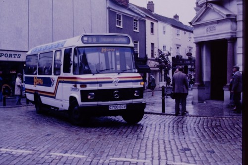 1987 original bus coach slide - original,