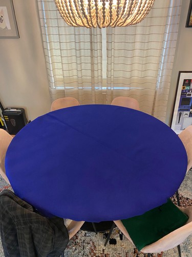 Blue royal felt poker - blue,