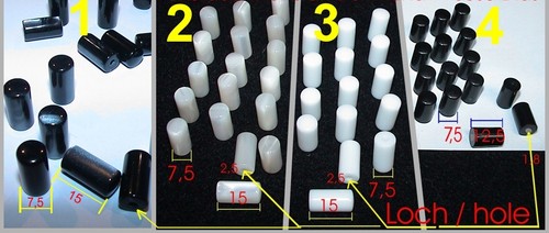 Bass buttons for accordion - buttons,