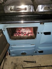 Rayburn Supreme With Back Boiler solid fuel wood cooker 