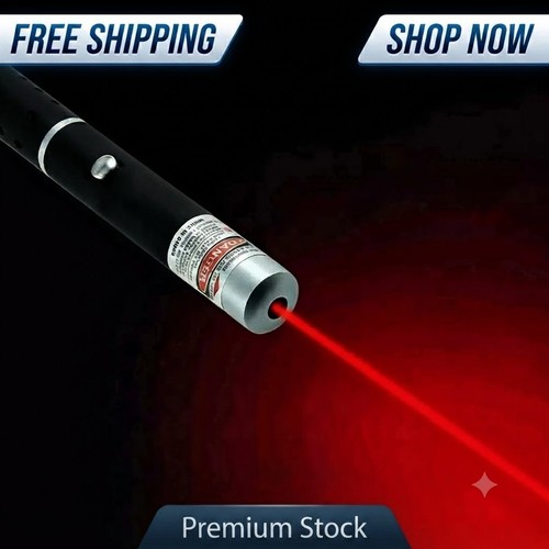 Red laser pointer pen - red,