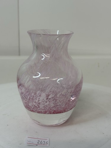 Pink swirl caithness vase - caithness, 3