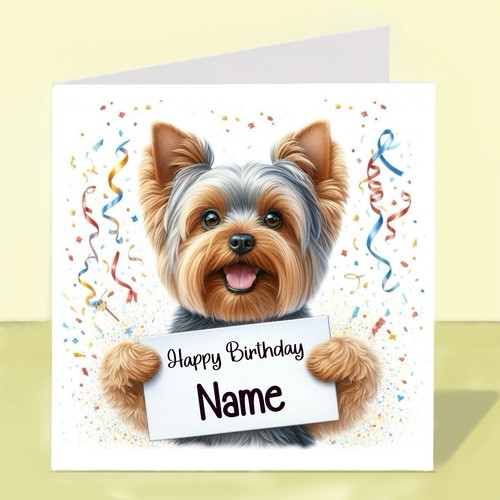 Personalised yorkshire terrier - personalised,