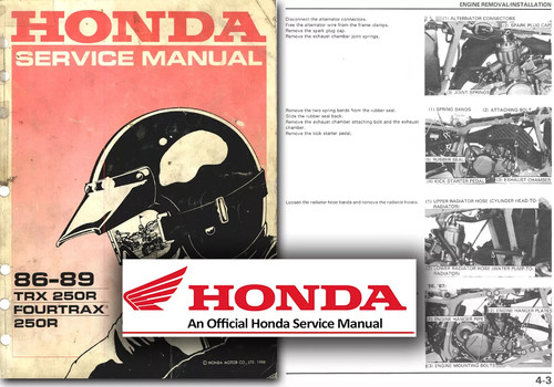 Honda trx250r fourtrax - honda, trx250
