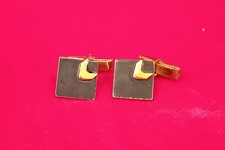 Vintage cufflinks set gold - vintage,