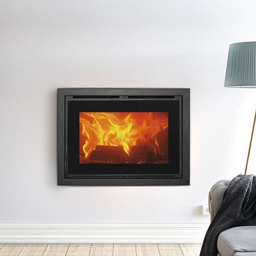 Wood burning multi fuel - wood, inset