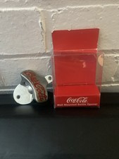 Coca Cola Wall Mounted Bottle Opener Authentic Product Home Bar Man Cave Used GC