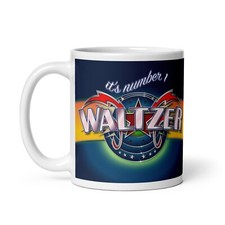 WALTZER 'It's Number 1' - Fairground Ride Artwork Mug - FunFair / Carnival