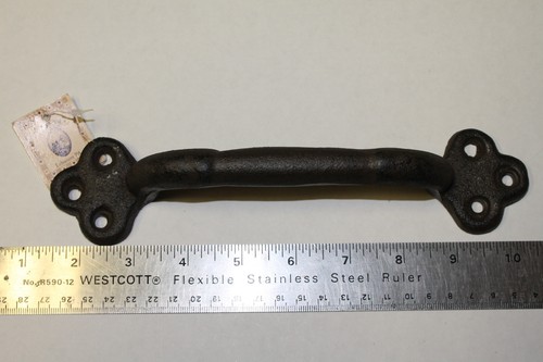 Large cast iron door handle - ,
