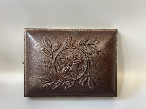 Vtg ornate cast iron - ornate, floral
