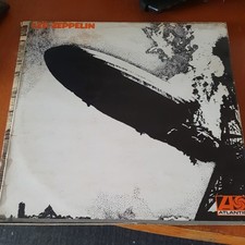 Led Zeppelin Debut UK 1969 1st press SILVER STRIPE  A1 B1  NR Ex Vinyl