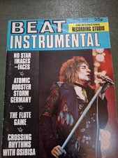 BEAT INSTRUMENTAL Magazine APRIL 1972 Rod & Faces Atomic Rooster Ginger Baker