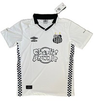 Santos x Charlie Brown Jr x Umbro Shirt White Collab Retro Kit Medium