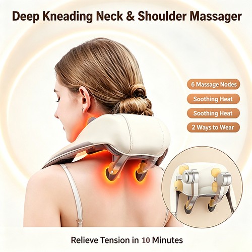 Shiatsu back neck and shoulder - back,