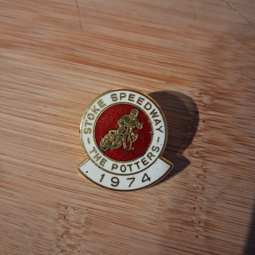Stoke potters speedway badge - potters,