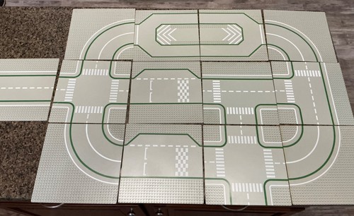Lego road base - base, gray