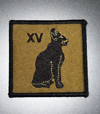 5.8 cm - 15 Signal Regiment XV British Army Military Trf Embroidered Patch Badge