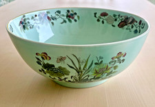 Vintage ADAMS Ming Jade Bowl Deep & Round 9.25” Calyx Ware Micratex Ironstone