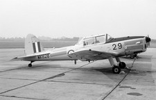 2 FTS, Chipmunk T.10, WK628 '29' at Church Fenton, 12 Aug '70 - Original B&W neg
