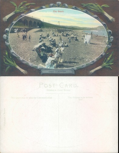 Old colwyn beach denbighshire - old,