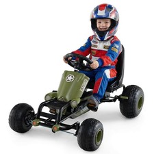4-Wheel Pedal Go Cart w/Safety