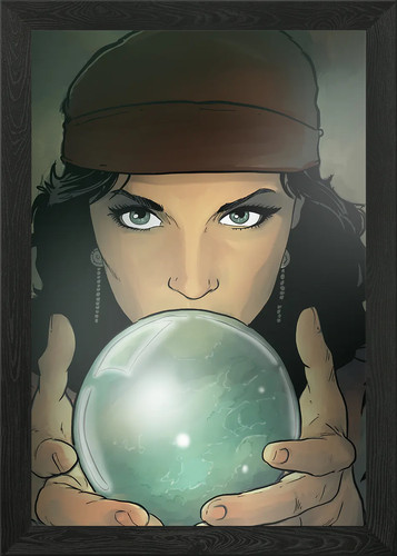 Fortune teller with - fortune,