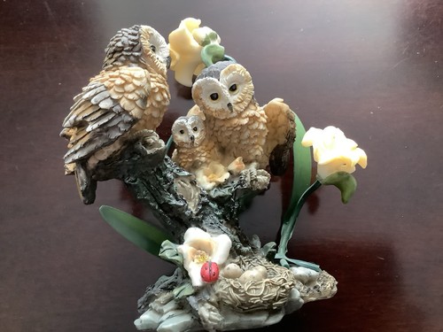 Owl family inch ceramic - 4.5,