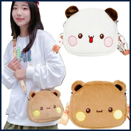 Cute panda plush - cute, backpack