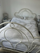 M&S Metal Frame White Slatted
