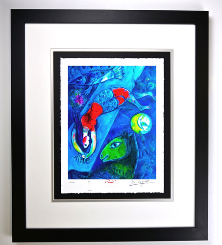 Blue circus marc chagall - marc,