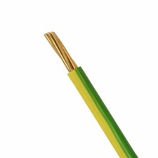 6mm 10mm Green/Yellow 7 STRAND Core PVC Cable CPC Earthing