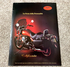 MOTO GUZZI CALIFORNIA - FRAMEABLE ORIGINAL CLASSIC BIKE MOTORBIKE ADVERT