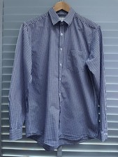 NIGEL HALL Blue Check Shirt