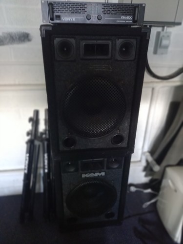 Vonyx amp with - with, speakers