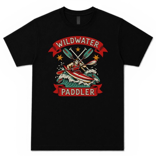 Wildwater paddler shirt - paddler, t-shirt