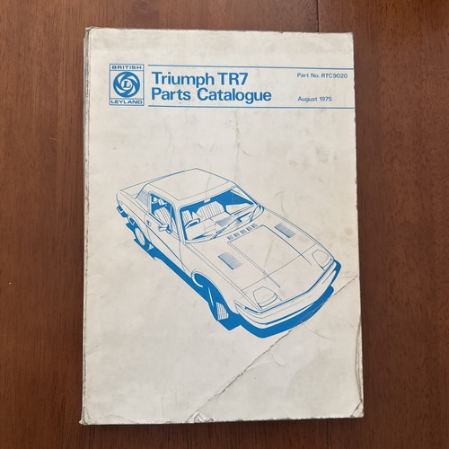 Triumph tr7 parts catalog - triumph,