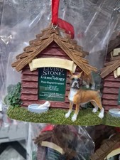 Boxer Dog Photo Magnet/hanging Ornament. Size 8cm Height By 12cm Length.