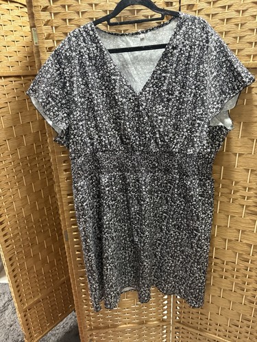 Ladies black white - ladies, floral