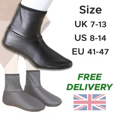 Thermal PU Leather Socks, Warm