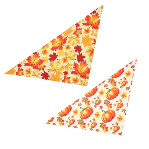 2pcs thanksgiving pet drool - 2pcs,
