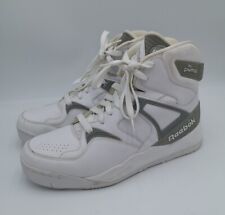 Reebok White Grey The Pump Bringback Retro High Top Sneakers Trainers UK 11 Used