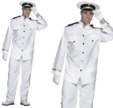Mens 1980s Sailor Captain