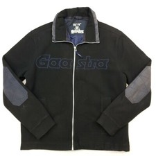 GAASTRA Mens Vintage Fleece Yachting Sailing Full Zip MEDIUM Blue Polyester